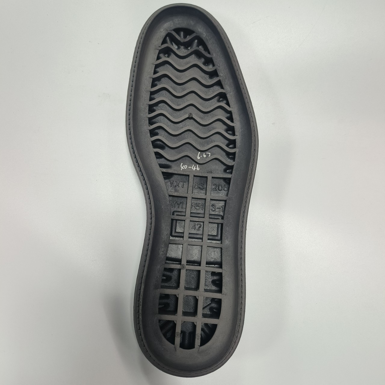 温州鞋底厂专业批发生产马丁靴鞋底 TPR 材质防滑耐磨 冬季外贸